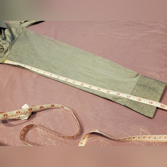 Lucky Brand Grey Long Sleeve Button Front Dress Shirt Men's Size Medium - Picture 11 of 14